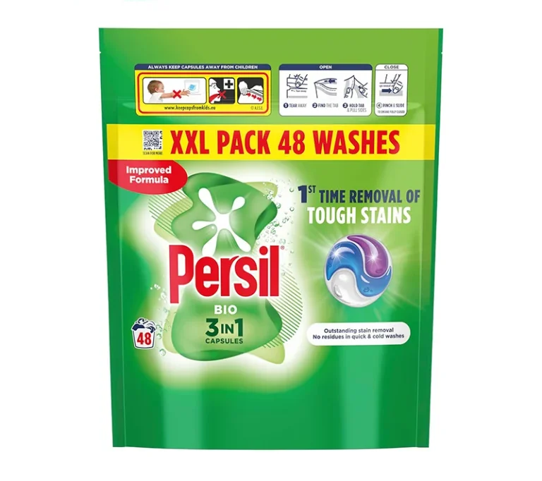 قرص ماشین لباسشویی پرسیل Persil مدل Bio مخصوص لکههای سخت بسته 48 عددی