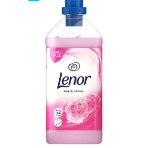 مایع نرم کننده و خوشبو کننده لنور lenor با رایحه شکوفه صورتی حجم 1820 میلی لیتر