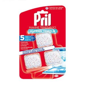قرص جرمگیر ماشین ظرفشویی پریل Pril مدل 5 کاره بسته 3 عددی