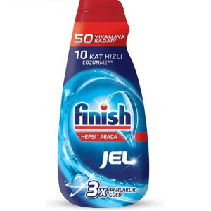 ژل ماشین ظرفشویی فینیش finish مدل Hepsi 1 Arada 3X حجم 1000 میلی لیتر