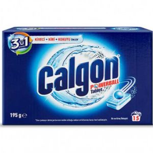 قرص جرم گیر ماشین لباسشویی کالگون Calgon مدل 3in1 بسته 15 عددی