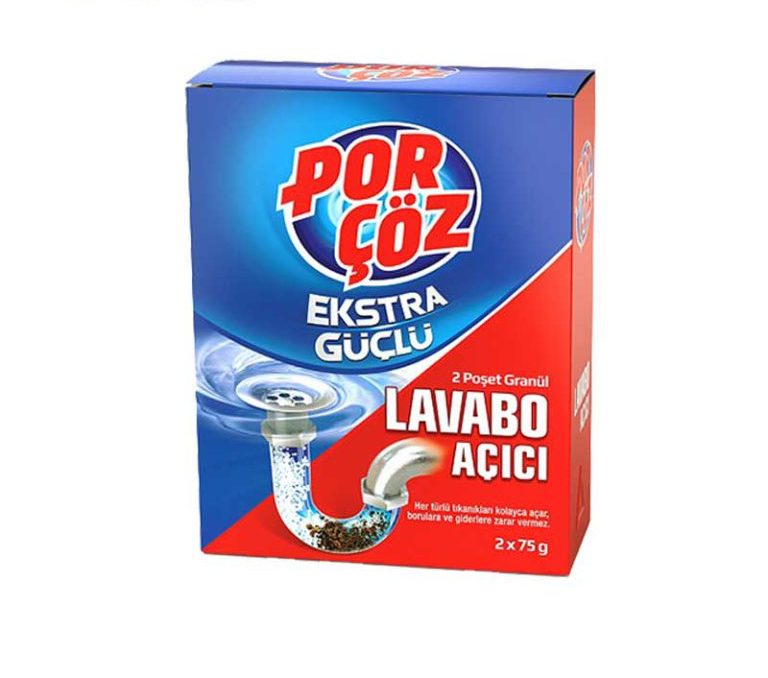 پودر لوله بازکن پورچوز porcoz مدل Ekstra Guclu بسته 2 عددی
