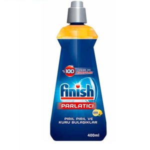 مایع جلادهنده ماشین ظرفشویی فینیش finish با رایحه لیمو حجم 400 میلی لیتر