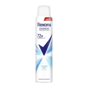اسپری ضد تعریق زنانه رکسونا Rexona مدل Cotton Dry حجم 200 میل