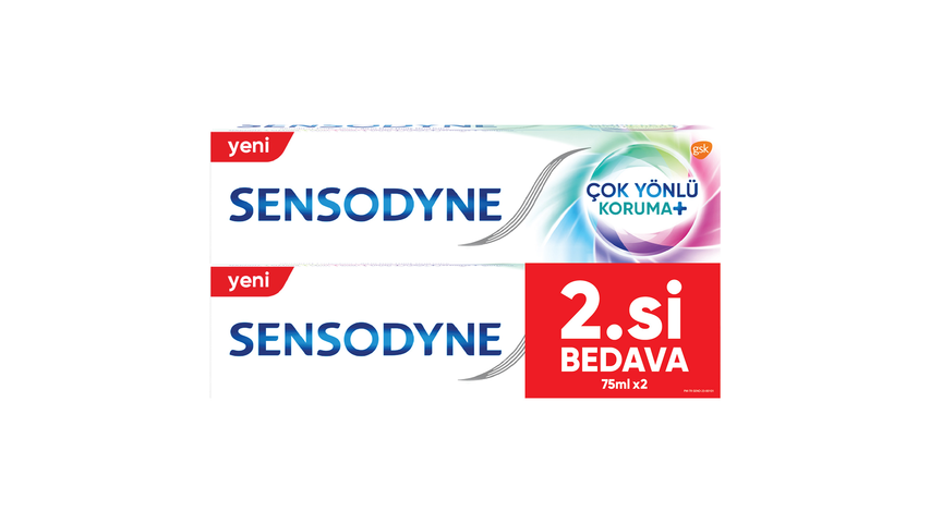 خمیر دندان سنسوداین Sensodyne مدل Complete Protection حجم 50 میل بسته دو عددی