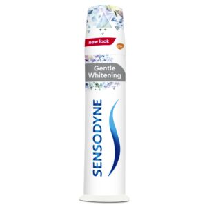 خمیر دندان پمپی سفیدکننده روزانه سنسوداین Sensodyne مدل Gentle whitening حجم 100 میل