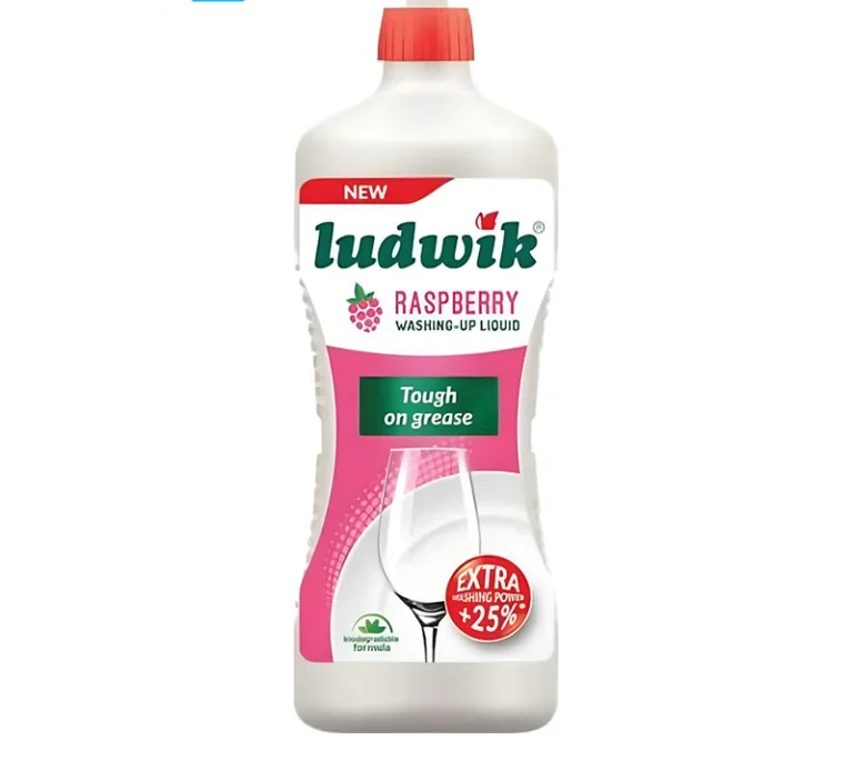 مایع ظرفشویی لودویک Ludwik رایحه تمشک حجم 900 میلیلیتر