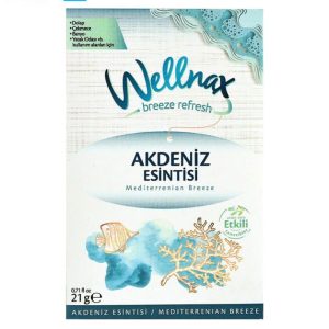 پودر خوشبو کننده ولناکس Wellnax مدل Mediterrenian Breeze بسته 21 گرمی
