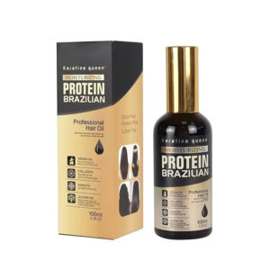 روغن مو بدون سولفات Keratin Queen مدل Protein Brazilian حجم 100میل