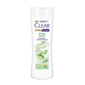 شامپو زنانه ضد شوره و حجم دهنده کلیر Clear مدل Bitkisel Sentez حاوی آلوئه ورا حجم 350 میل