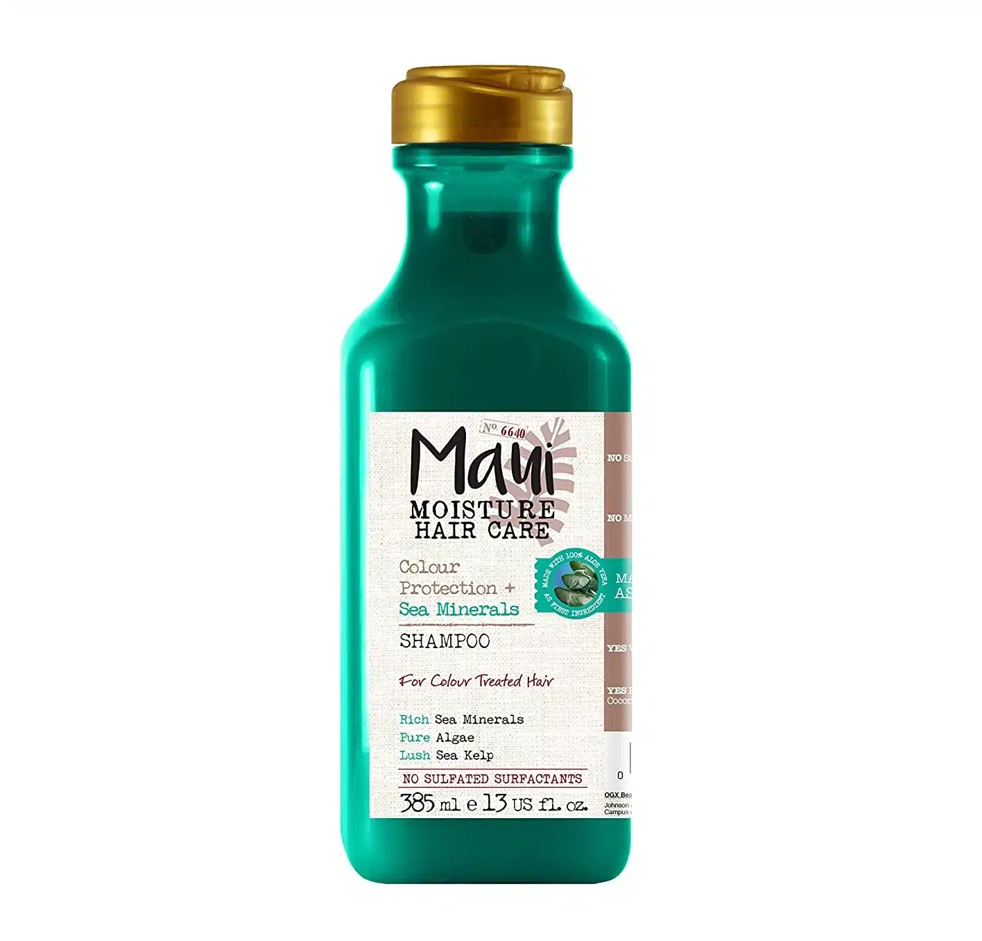 شامپو مائویی Maui بدون سولفات مدل Color Pretection حاوی مواد معدنی دریایی حجم 385 میل