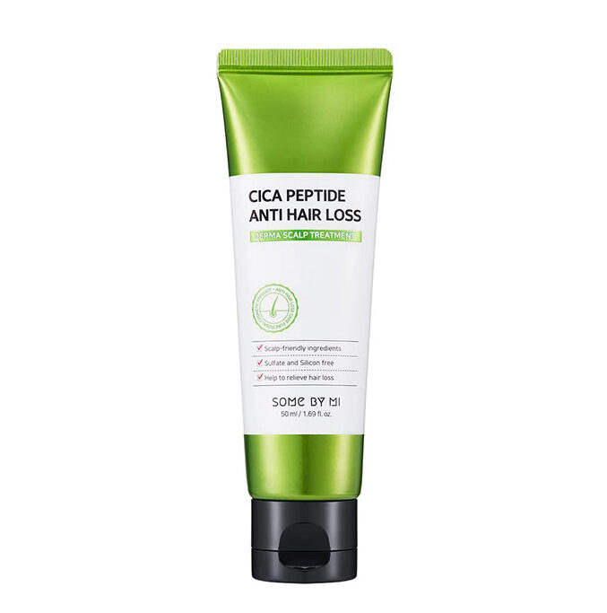 ماسک ضدریزش و ترمیم کننده کف سر سام بای می Some By Mi مدل Cica Peptide حجم 180 میل