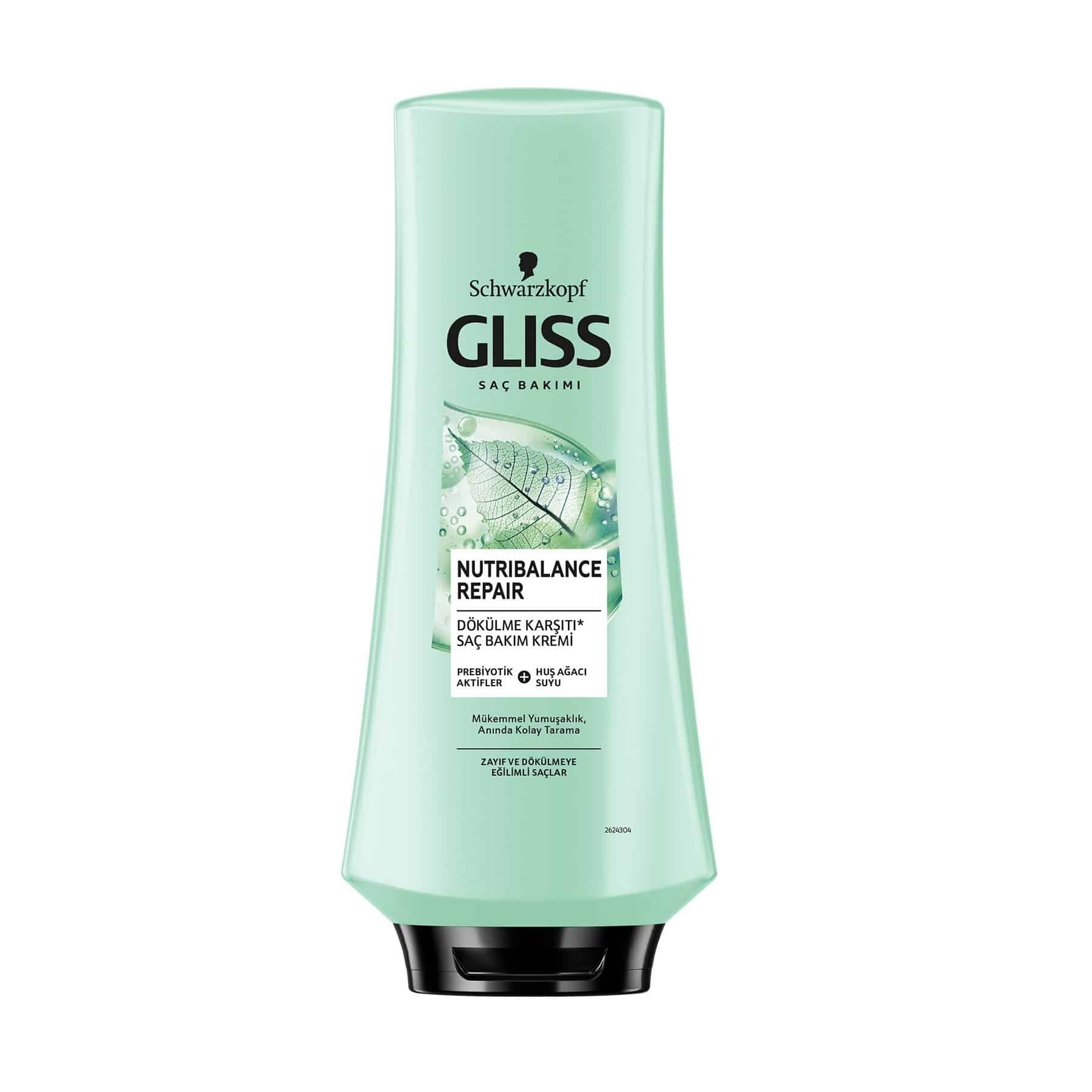 نرم کننده مو گلیس Gliss ضد ریزش مو مدل Nutribalance Repair حجم 360 میل