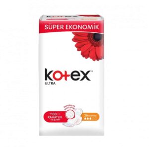 نوار بهداشتی کوتکس kotex سایز نرمال مدل Ultra بسته 24 عددی