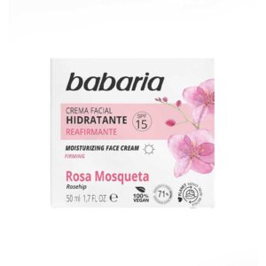کرم آبرسان و سفت کننده پوست باباریا Babaria حاوی عصاره گل رز 50 میل