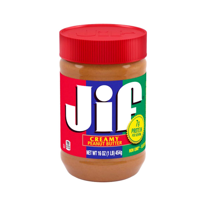 کره بادام زمینی رژیمی جیف مدل کرمی 454 گرم