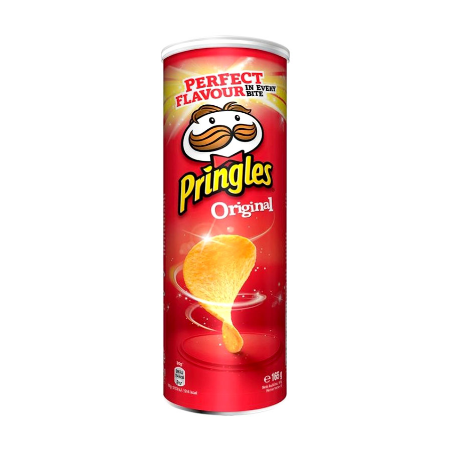 چیپس پرینگلز ساده مدل اورجینال 165 گرم