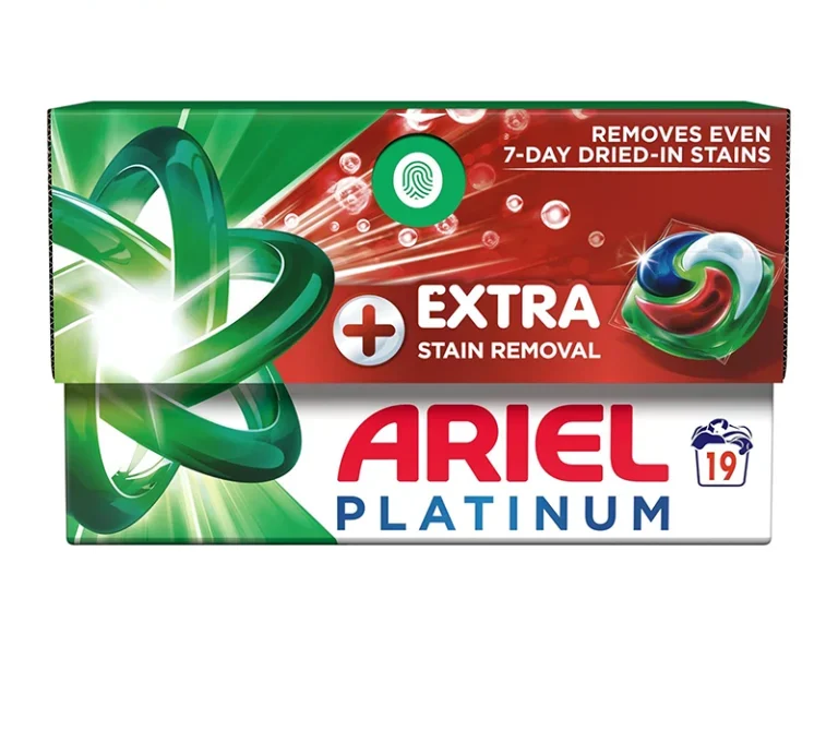 قرص ماشین لباسشویی آریل Ariel مدل Platinum بسته 19 عددی
