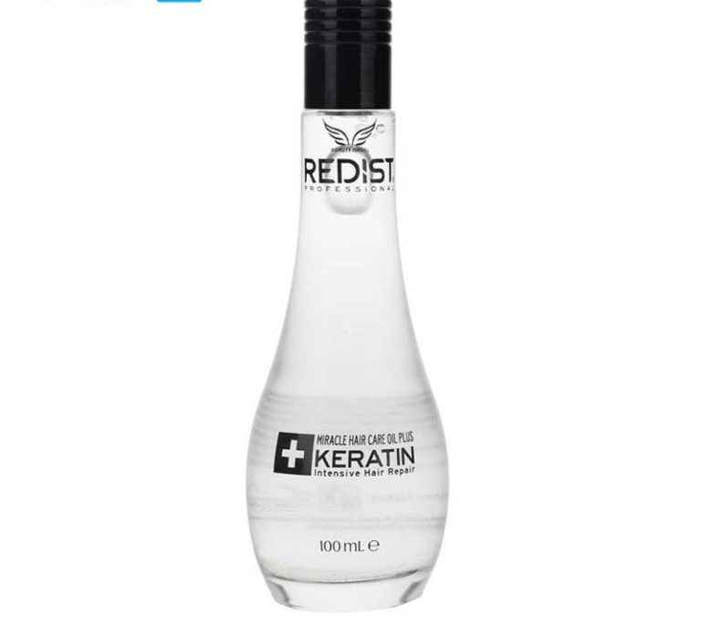 روغن مو ردیست Redist مدل Keratin حاوی کراتین حجم 100 میلیلیتر
