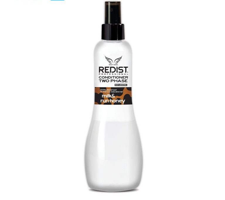 اسپری مو دو فاز نرمکننده ردیست Redist مدل Milk & Honey شیر و عسل حجم 400 میلیلیتر