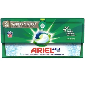 قرص ماشین لباسشویی آریل Ariel مدل Cool Clean بسته 25 عددی
