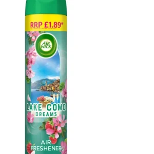 اسپری خوشبو کننده هوا ایرویک Air Wick رایحه رویای دریاچه کومو حجم 300 میلی‌لیتر