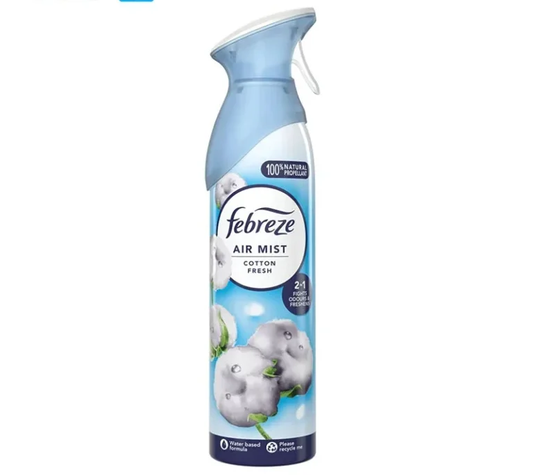 اسپری خوشبو کننده هوا فبرز febreze رایحه پنبه تازه حجم 185 میلی لیتر