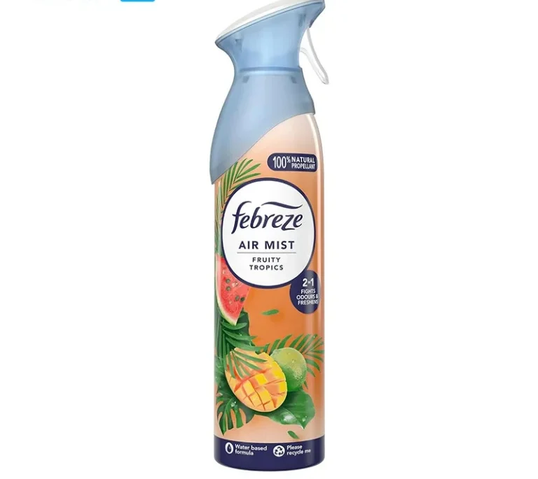 اسپری خوشبو کننده هوا فبرز febreze رایحه میوه استوایی حجم 185 میلی لیتر