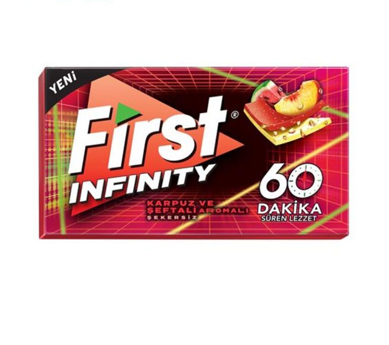 آدامس فرست First با طعم هلو و هندوانه 27 گرم