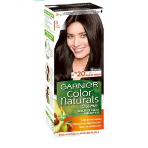 رنگ مو گارنیر Garnier شماره 3 رنگ قهوه‌ای تیره