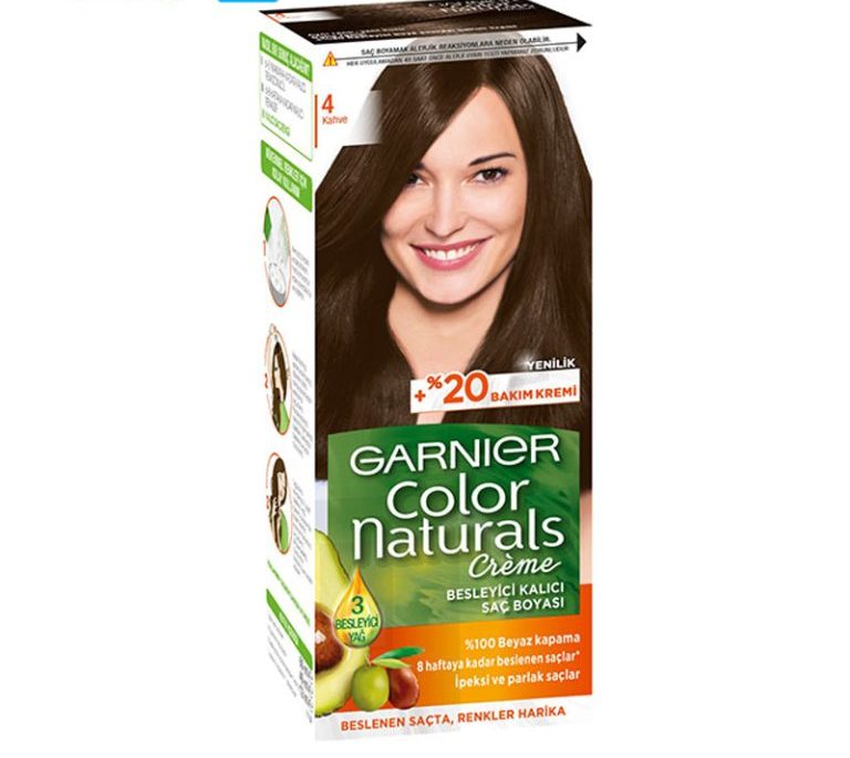رنگ مو گارنیر Garnier شماره 4 رنگ قهوهای