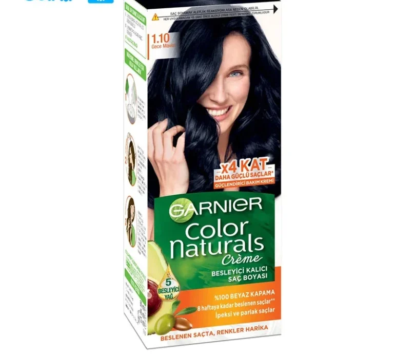 رنگ مو گارنیر Garnier شماره 1.10 رنگ مشکی پرکلاغی