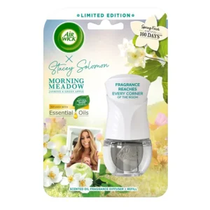 دستگاه خوشبوکننده هوای برقی ایر ویک Air Wick با رایحه یاس و سیب سبز