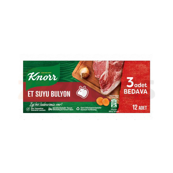 قرص عصاره گوشت گوساله کنور بسته 12 عددی