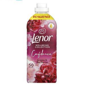 نرم کننده لباس لنور Lenor با رایحه یاسمن یاقوتی حجم 1750 میلی لیتر