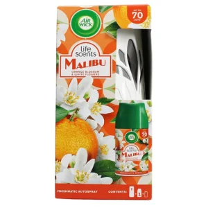 دستگاه خودکار خوشبوکننده هوا ایرویک Air Wick رایحه شکوفه پرتقال و گل‌های سپید