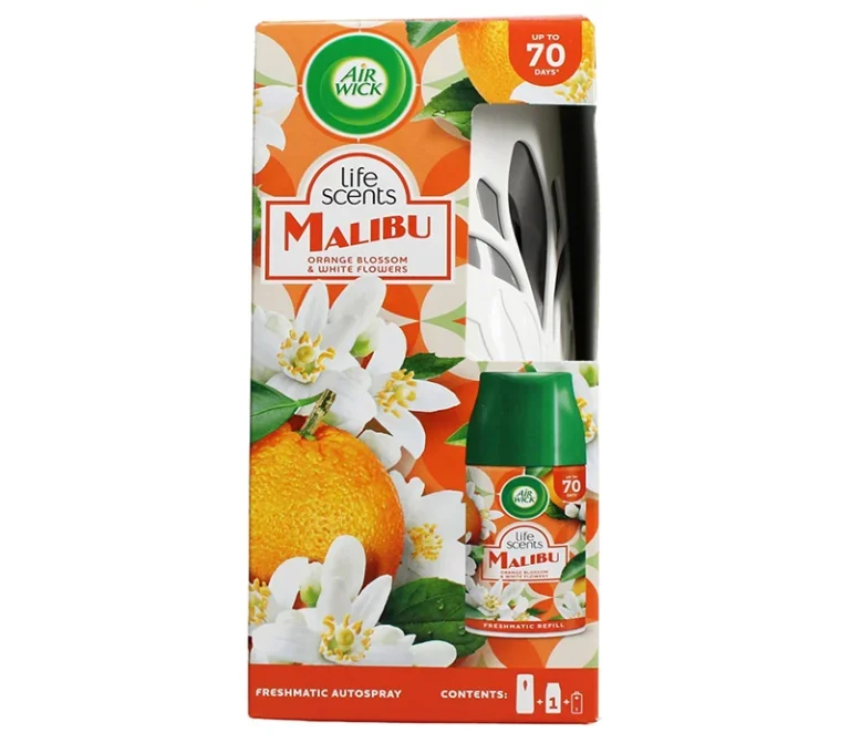 دستگاه خودکار خوشبوکننده هوا ایرویک Air Wick رایحه شکوفه پرتقال و گلهای سپید