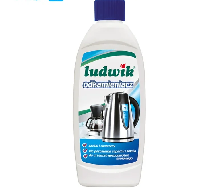 مایع جرمگیر لودویک Ludwik مناسب کتری برقی و قهوهساز حجم 250 میلیلیتر