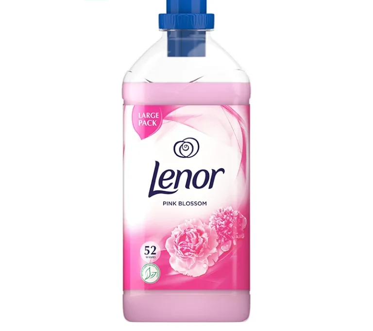 مایع نرم کننده و خوشبو کننده لنور lenor با رایحه شکوفه صورتی حجم 1820 میلی لیتر