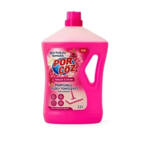 مایع پاک کننده سطوح پورچوز Porcoz رایحه گل شقایق و ارکیده حجم 2500 میلی لیتر