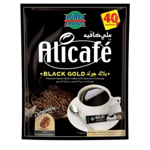 قهوه فوری علی کافه Alicafe مدل Black Gold بسته 40 عددی