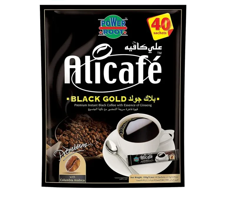 قهوه فوری علی کافه Alicafe مدل Black Gold بسته 40 عددی