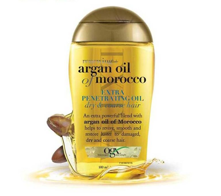 روغن مو آرگان او جی ایکس ogx مناسب موهای آسیب دیده حجم 100 میلی لیتر
