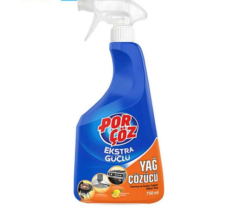اسپری چربی زدای پورچوز porcoz مدل Ekstra Guclu حجم 750 میلی لیتر