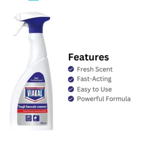 اسپری رسوب زدا و براق کننده شیرآلات ویاکال Viakal حجم 750 میلی لیتر