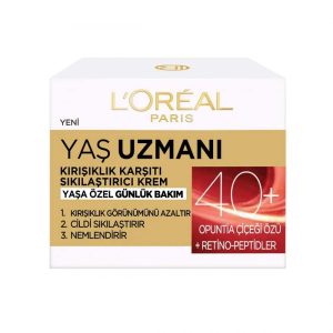 کرم ضد چروک رتینول +40سال لورال Loreal مدل Wrinkle Expert حجم 50 میل