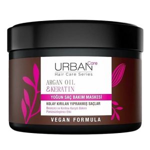 ماسک مو تقویت کننده اوربن کر Urban Care حاوی روغن آرگان و کراتین حجم 230 میل