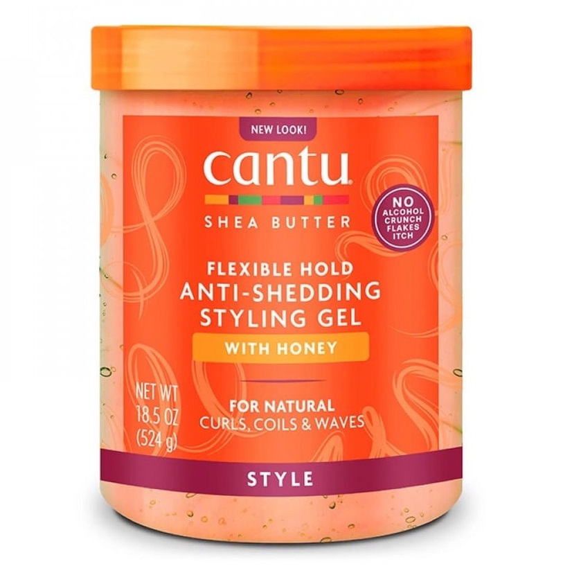ژل مو حالتدهنده و ضد ریزش موهای فر کنتو Cantu حاوی عسل و شی باتر وزن 524 گرم