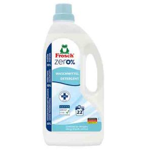 مایع لباسشویی آلمانی فروش مناسب لباس های سفید و رنگی 1.5 لیتری frosch zero sensitive