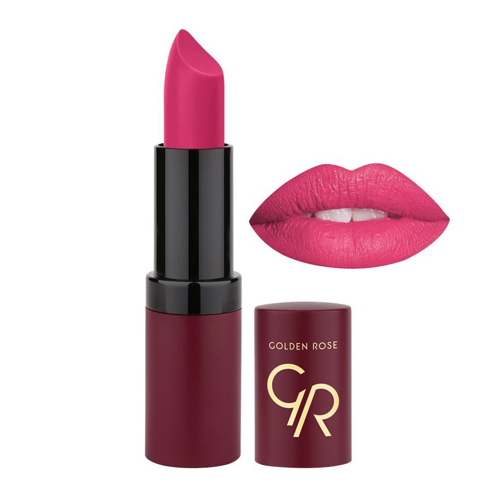 رژ لب جامد مات و مخملی گلدن رز Golden Rose مدل GR Velvet Matte Lipstick شماره 11